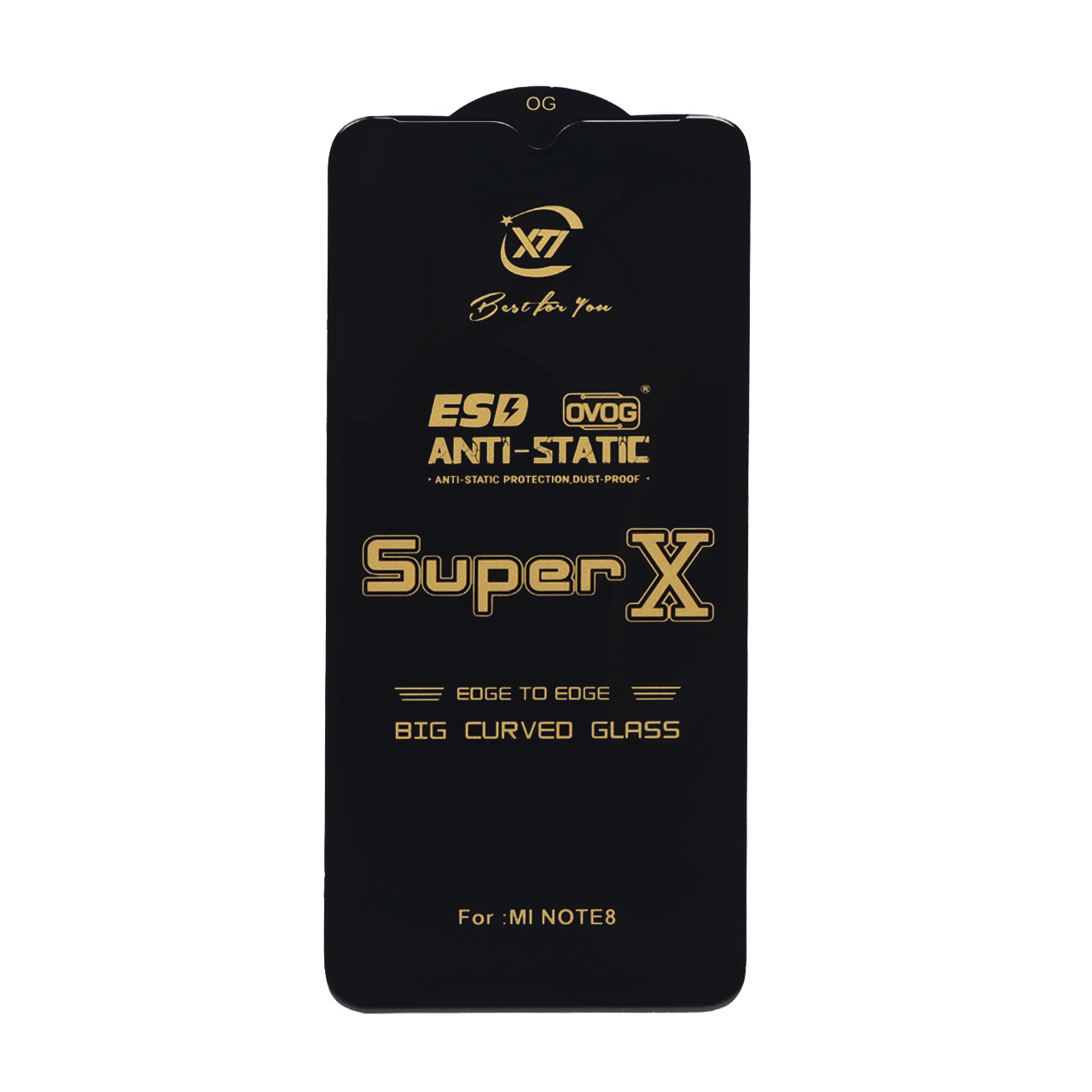 محافظ صفحه نمایش آنتی استاتیک Full Cover Super X مدل Xiaomi Redmi Note 8 / Redmi 8 / Redmi 8a